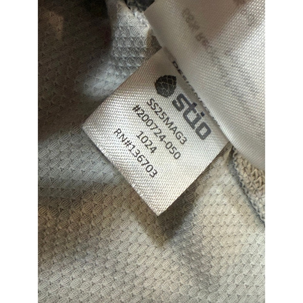Stio Mens Lucent Tee T-Shirt Quiet Grey Performance Athletic Shirt Size M - Picture 9 of 10
